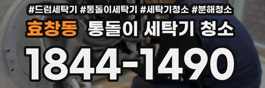효창동 통돌이 세탁기 청소