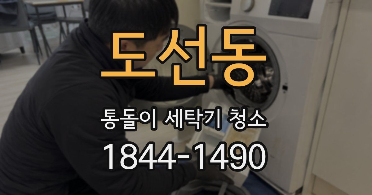 도선동 통돌이 세탁기 청소