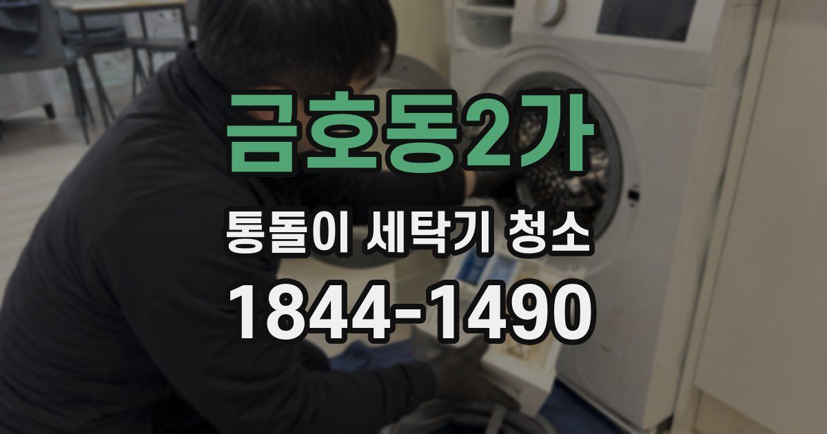 금호동2가 통돌이 세탁기 청소