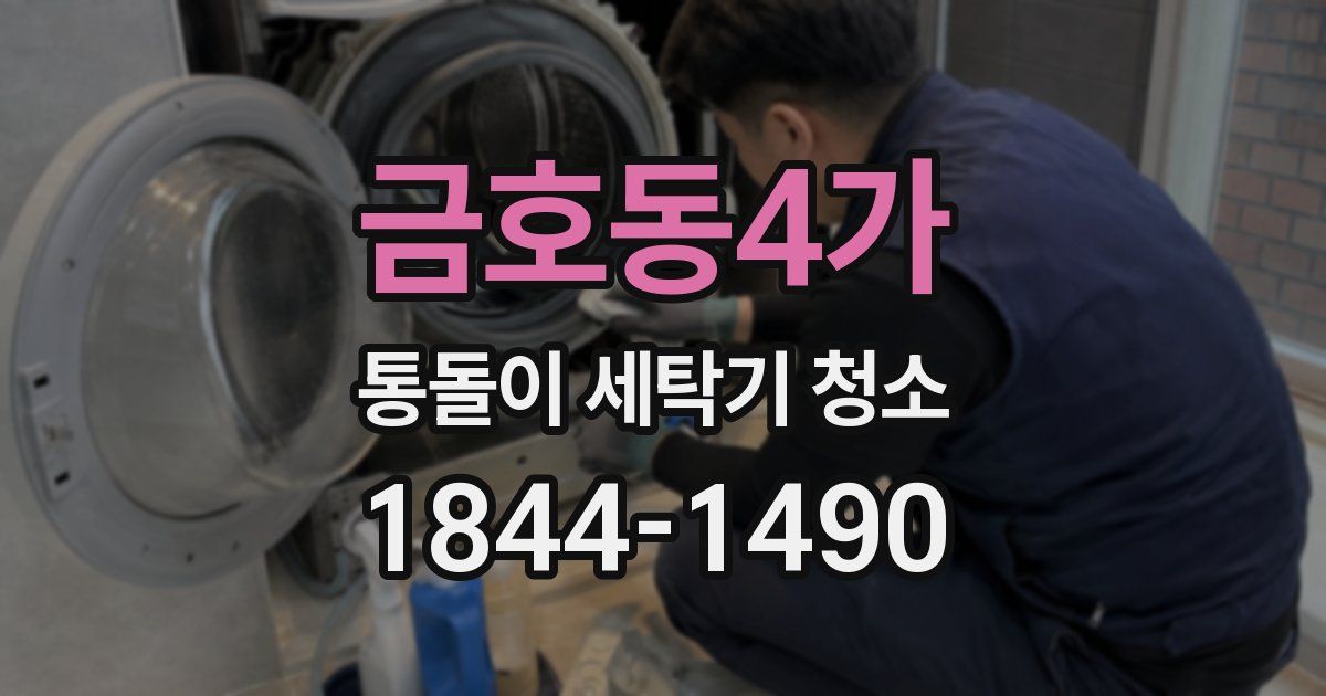 금호동4가 통돌이 세탁기 청소