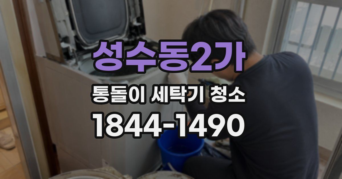 성수동2가 통돌이 세탁기 청소
