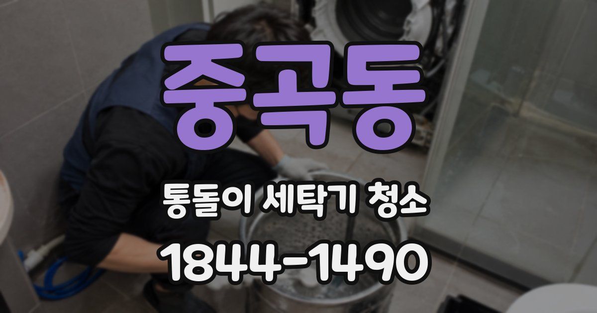 중곡동 통돌이 세탁기 청소