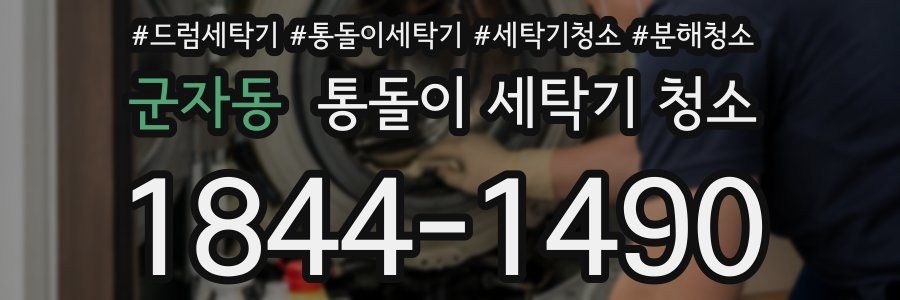 군자동 통돌이 세탁기 청소