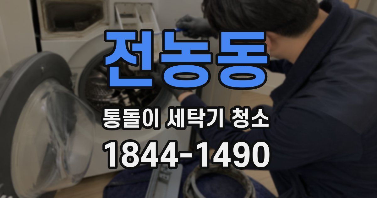 전농동 통돌이 세탁기 청소