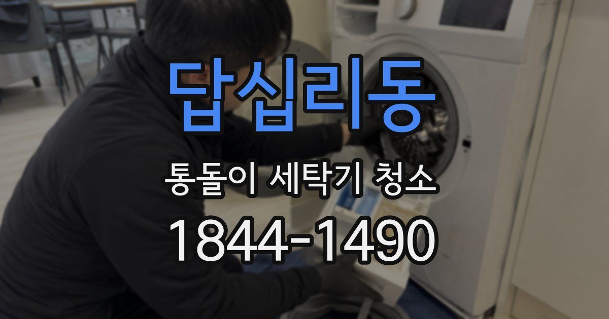 답십리동 통돌이 세탁기 청소