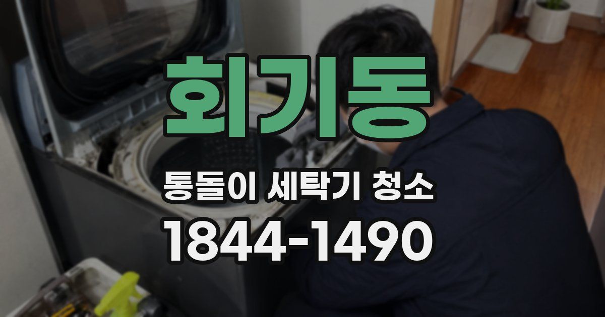 회기동 통돌이 세탁기 청소