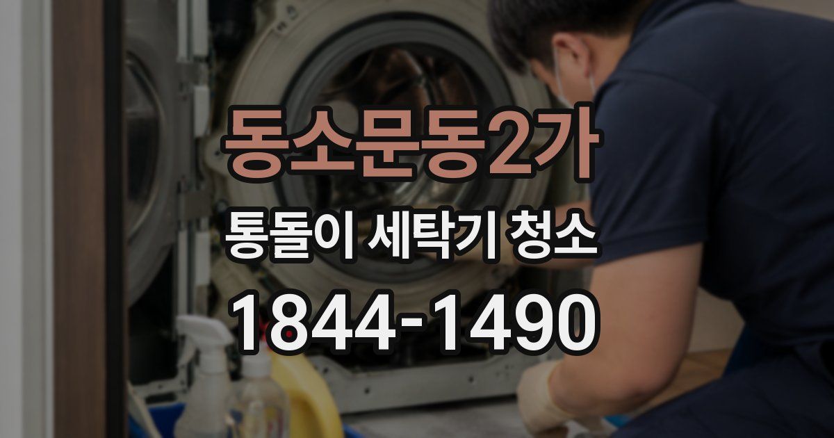 동소문동2가 통돌이 세탁기 청소