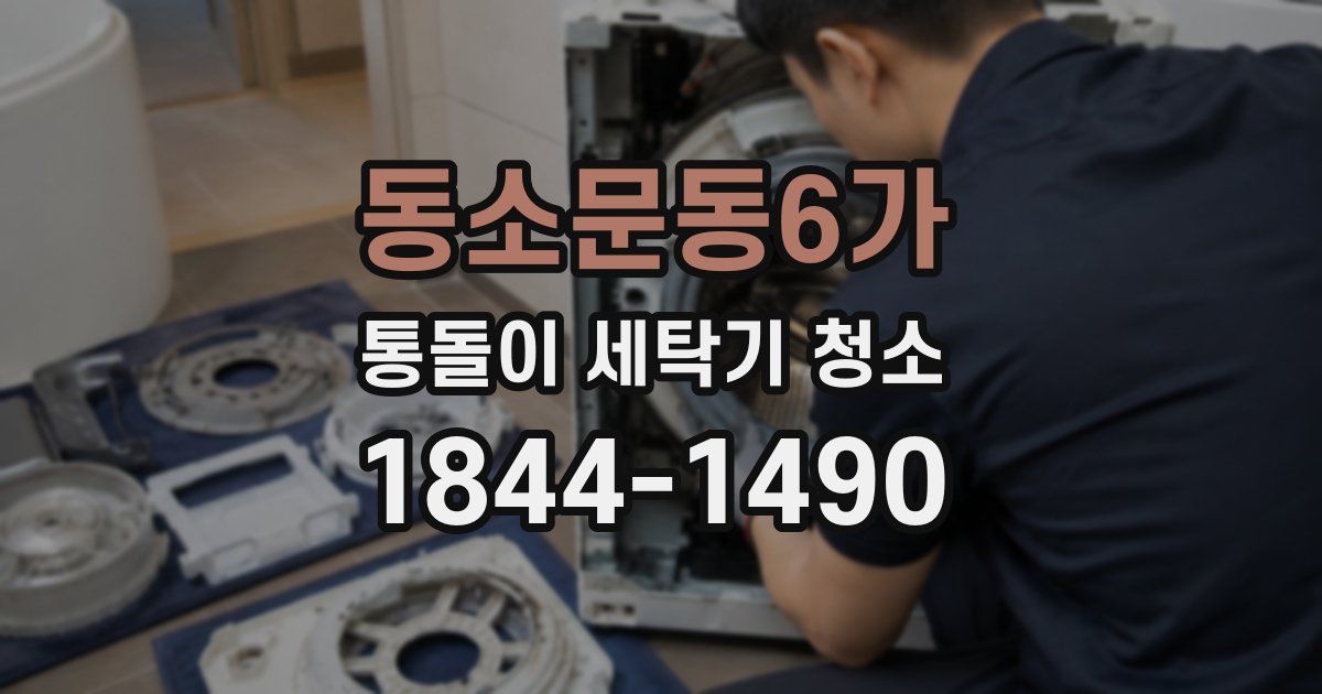 동소문동6가 통돌이 세탁기 청소