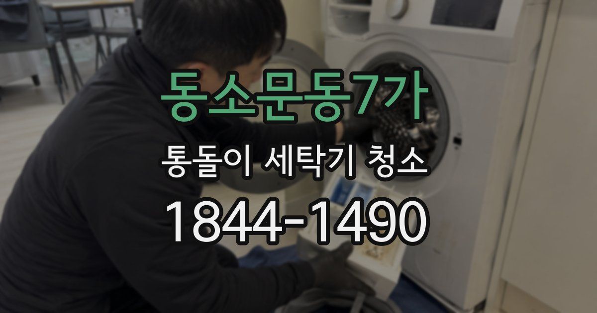 동소문동7가 통돌이 세탁기 청소
