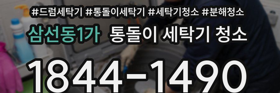 삼선동1가 통돌이 세탁기 청소