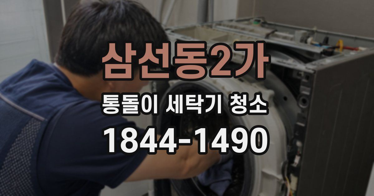 삼선동2가 통돌이 세탁기 청소