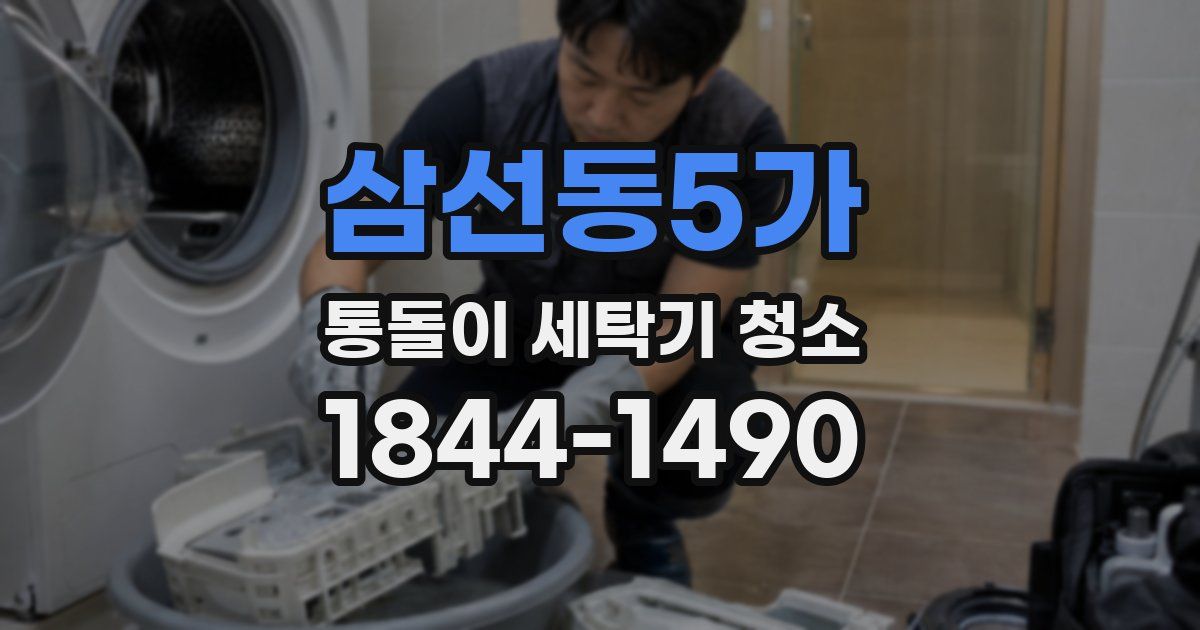 삼선동5가 통돌이 세탁기 청소