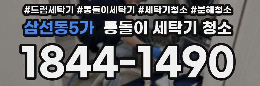 삼선동5가 통돌이 세탁기 청소
