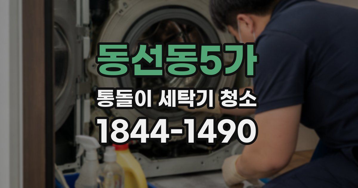 동선동5가 통돌이 세탁기 청소