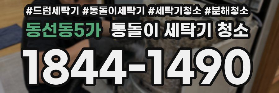 동선동5가 통돌이 세탁기 청소