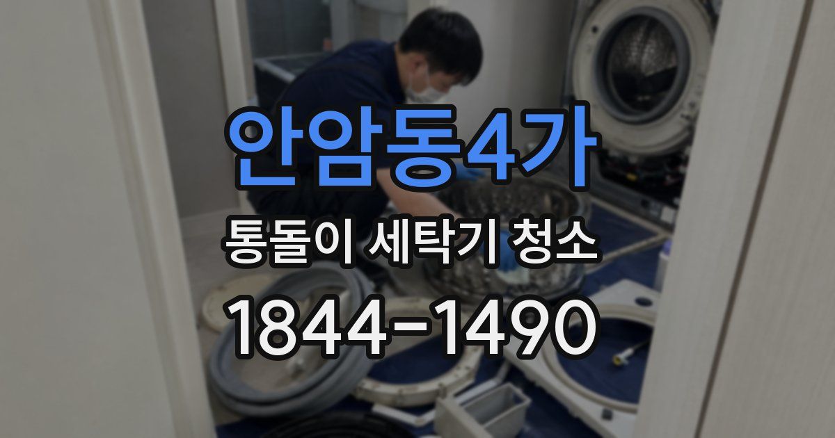 안암동4가 통돌이 세탁기 청소