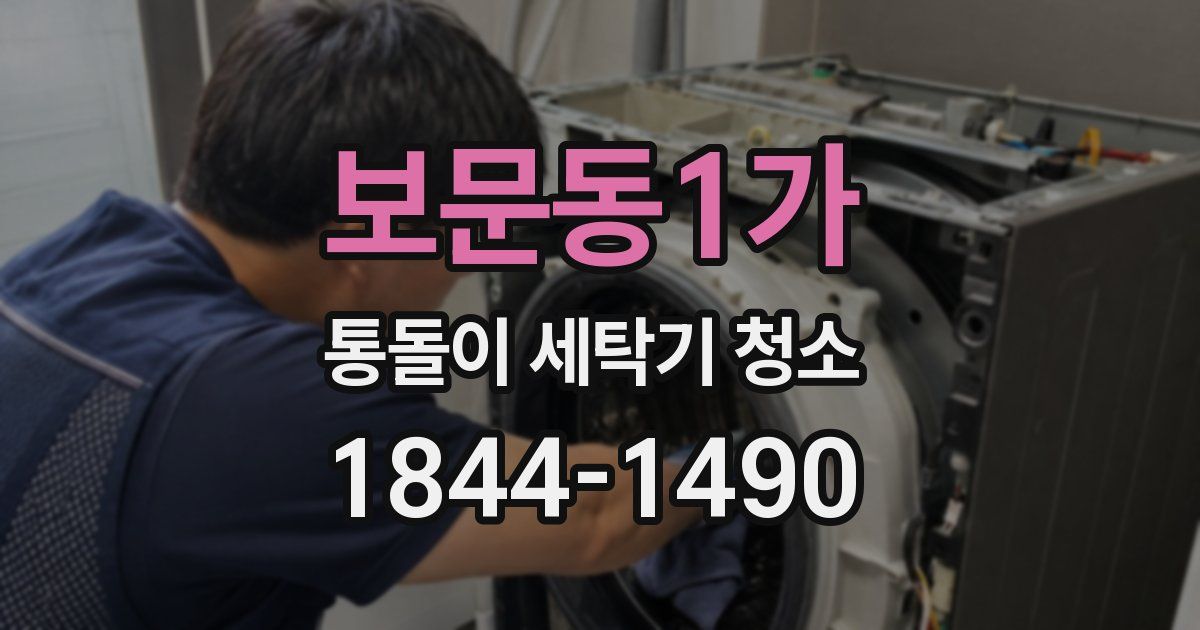 보문동1가 통돌이 세탁기 청소