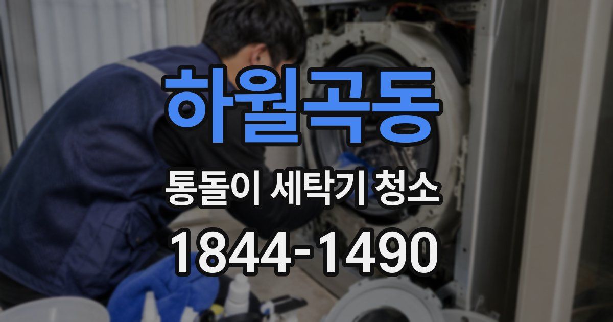 하월곡동 통돌이 세탁기 청소