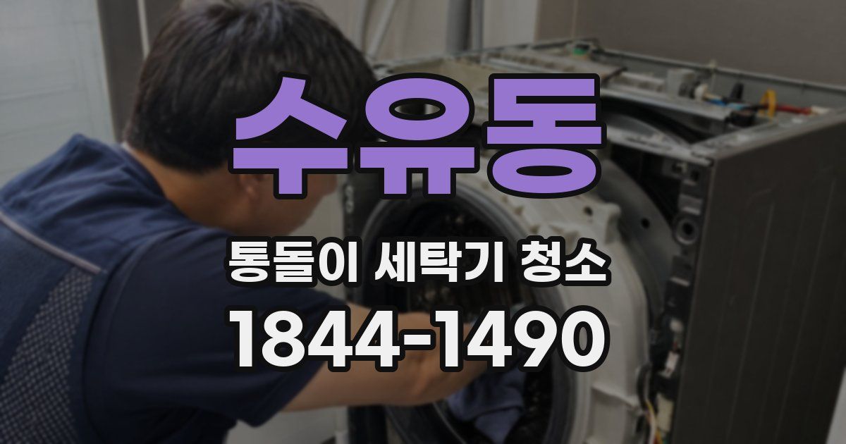 수유동 통돌이 세탁기 청소