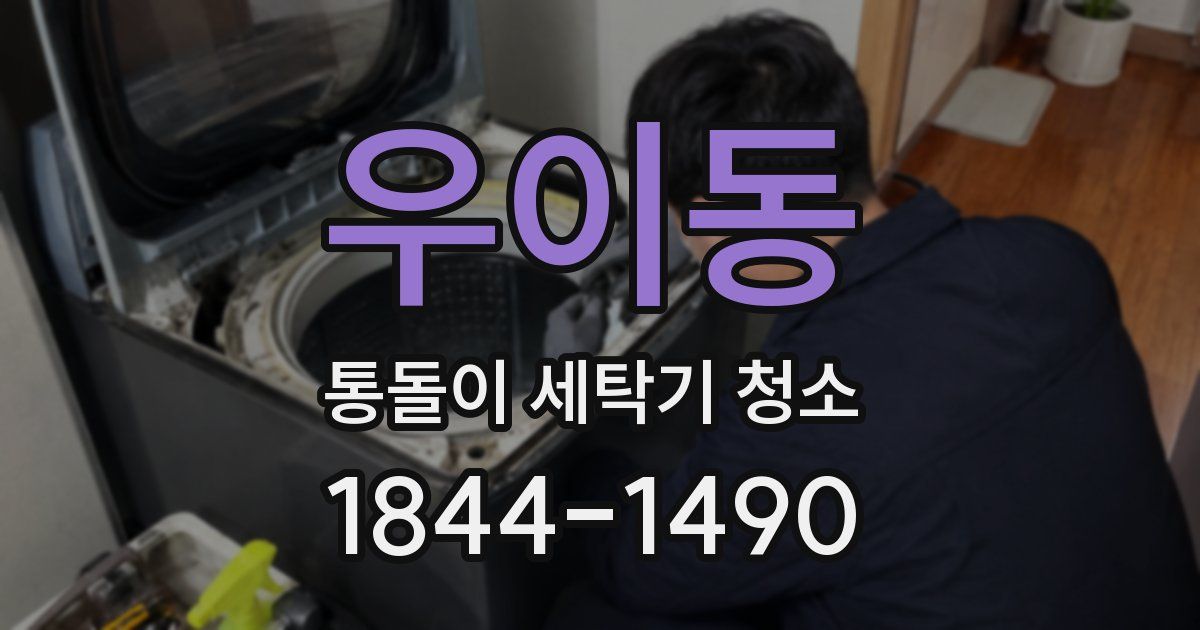 우이동 통돌이 세탁기 청소