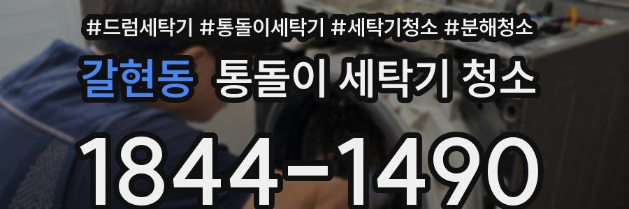 갈현동 통돌이 세탁기 청소