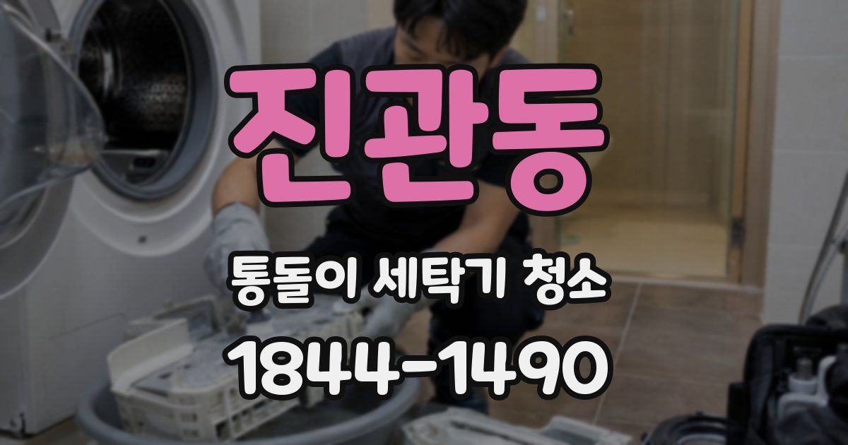 진관동 통돌이 세탁기 청소