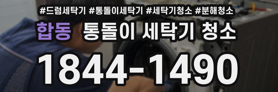 합동 통돌이 세탁기 청소