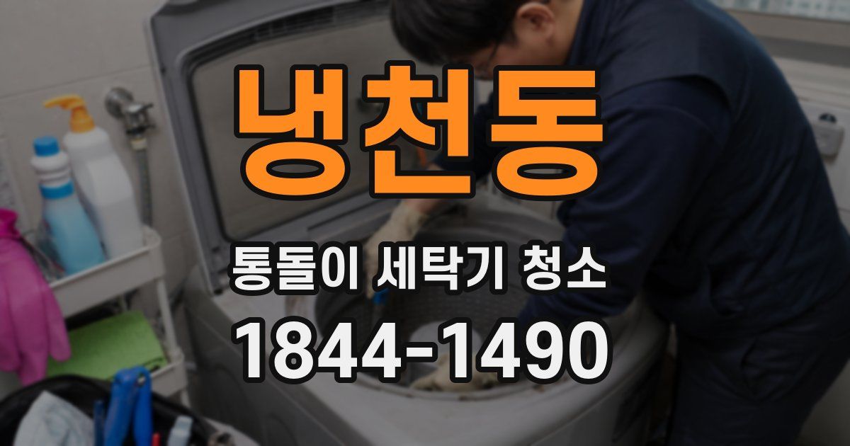 냉천동 통돌이 세탁기 청소
