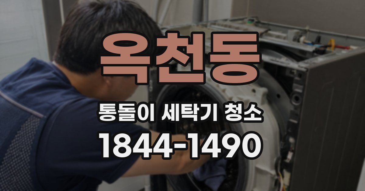 옥천동 통돌이 세탁기 청소