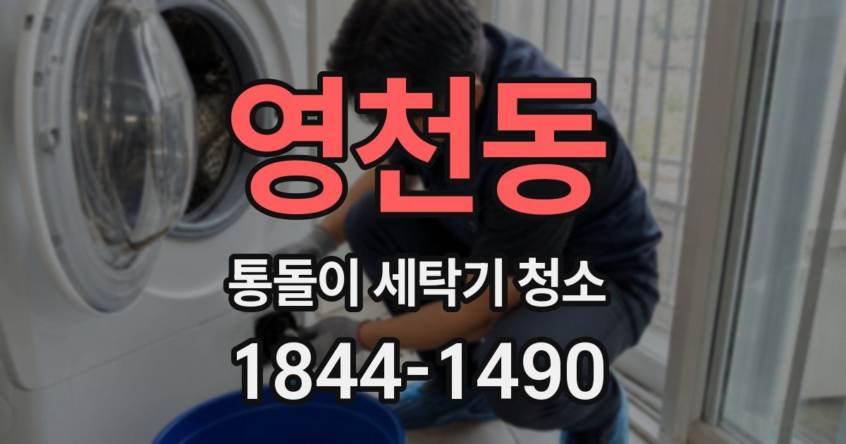 영천동 통돌이 세탁기 청소