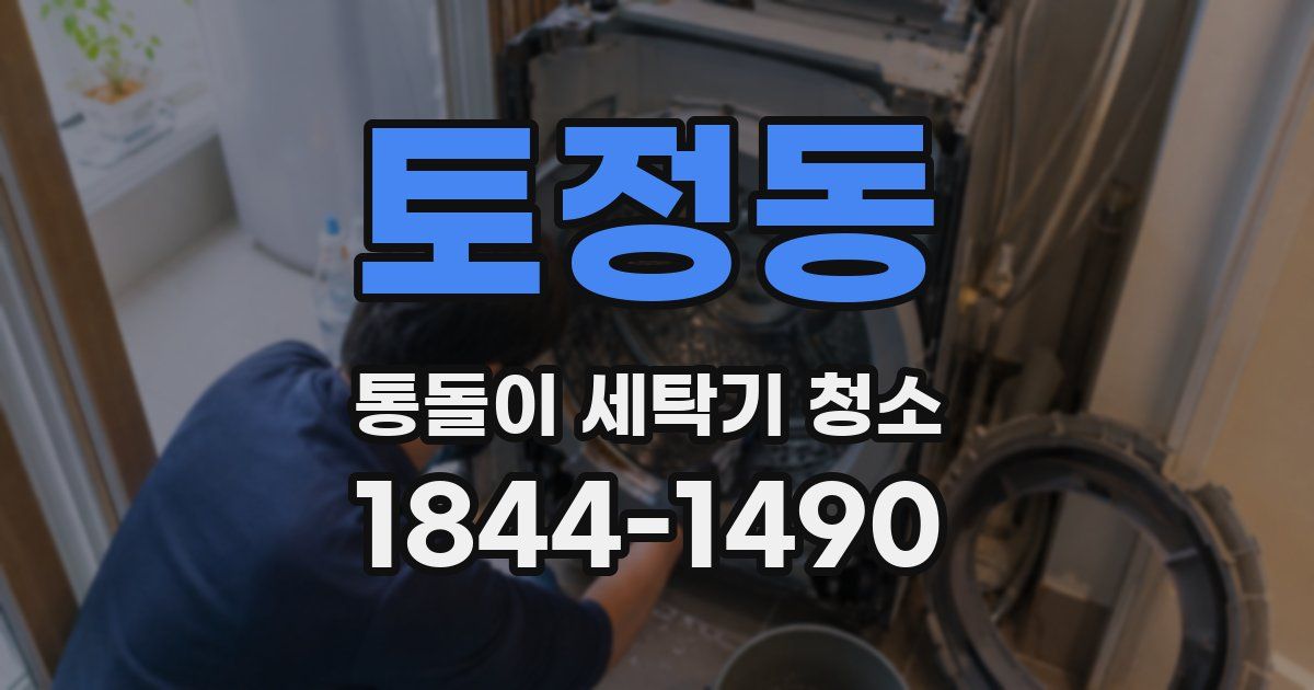 토정동 통돌이 세탁기 청소