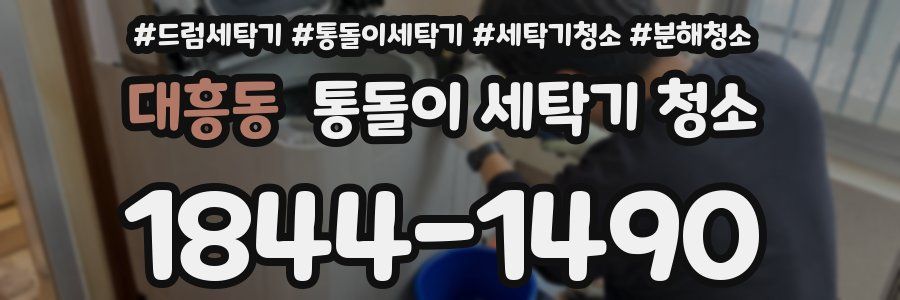 대흥동 통돌이 세탁기 청소