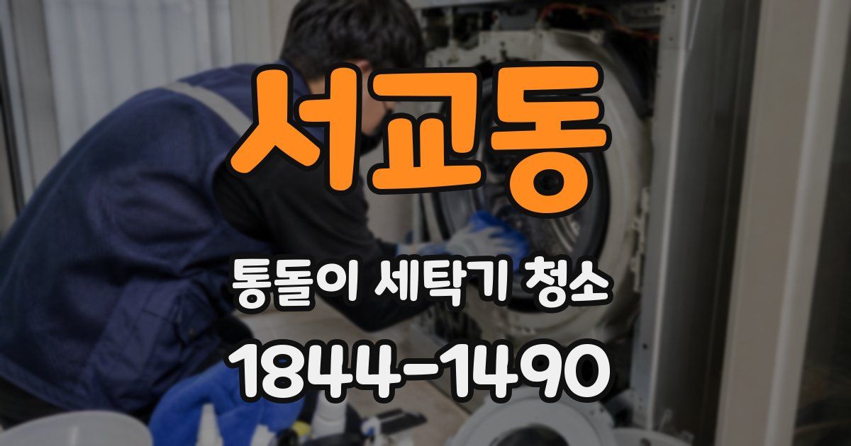 서교동 통돌이 세탁기 청소