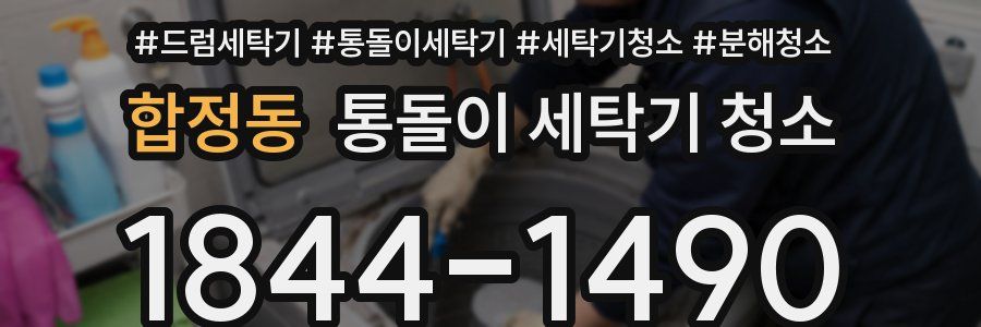 합정동 통돌이 세탁기 청소