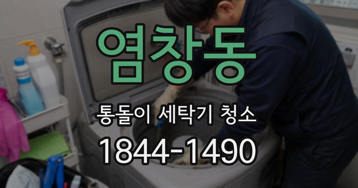 염창동 통돌이 세탁기 청소