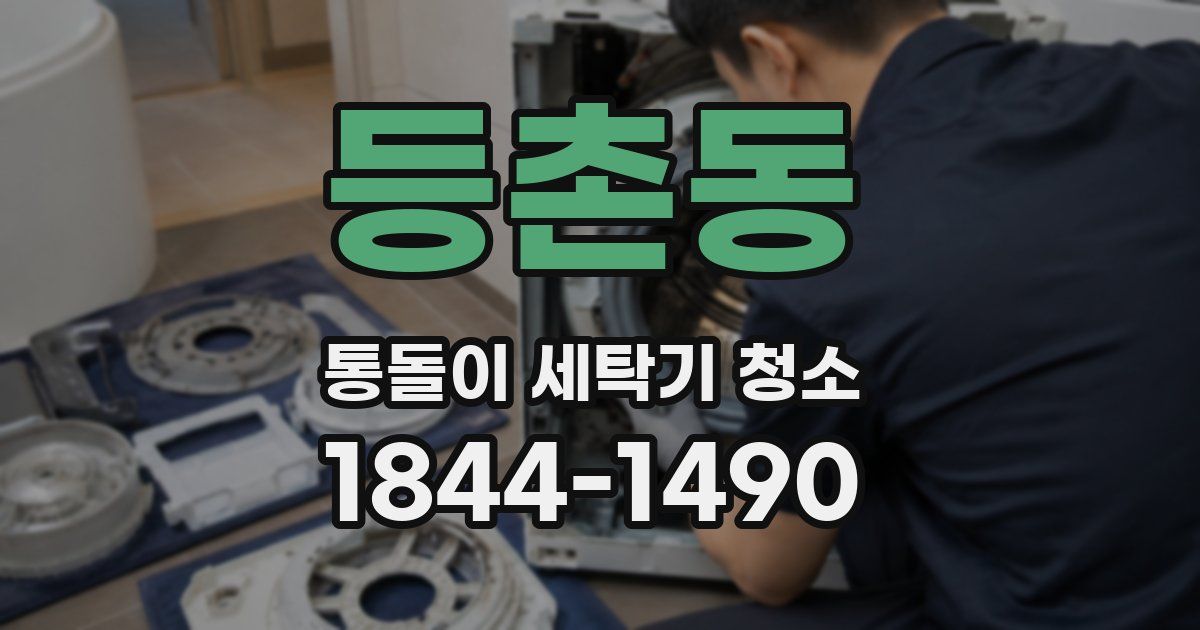 등촌동 통돌이 세탁기 청소