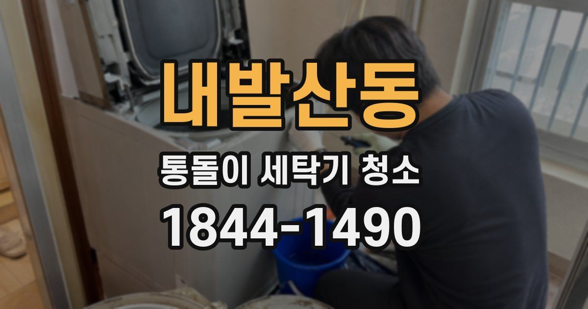 내발산동 통돌이 세탁기 청소