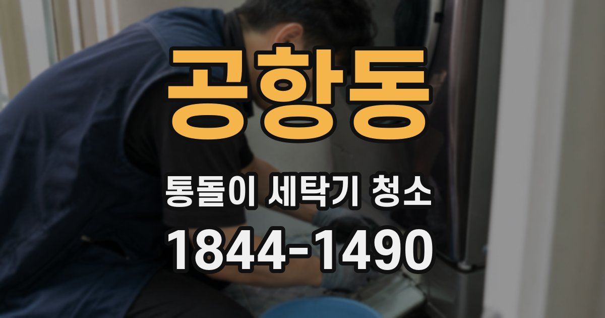공항동 통돌이 세탁기 청소