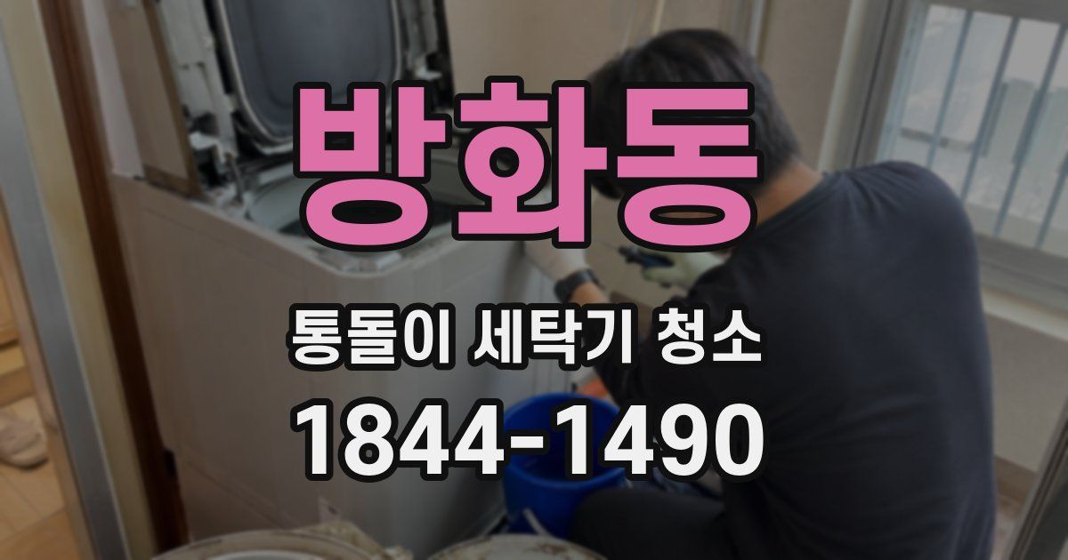 방화동 통돌이 세탁기 청소