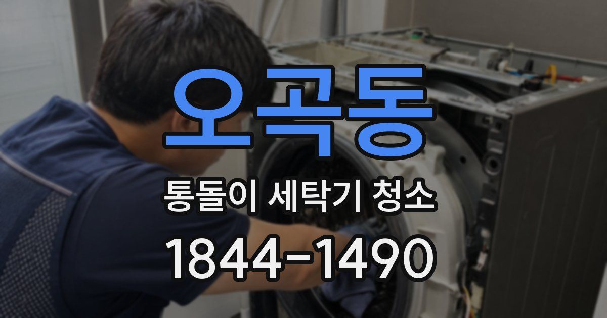 오곡동 통돌이 세탁기 청소