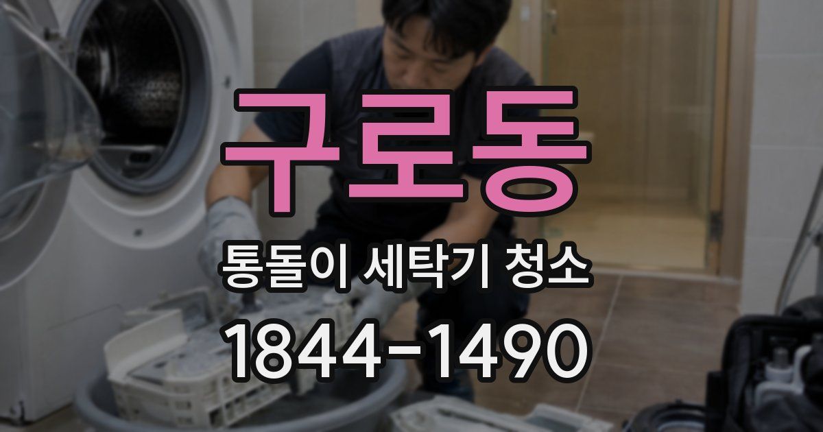 구로동 통돌이 세탁기 청소