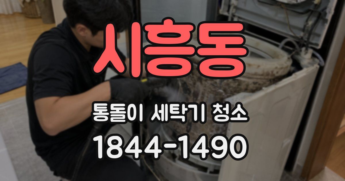 시흥동 통돌이 세탁기 청소