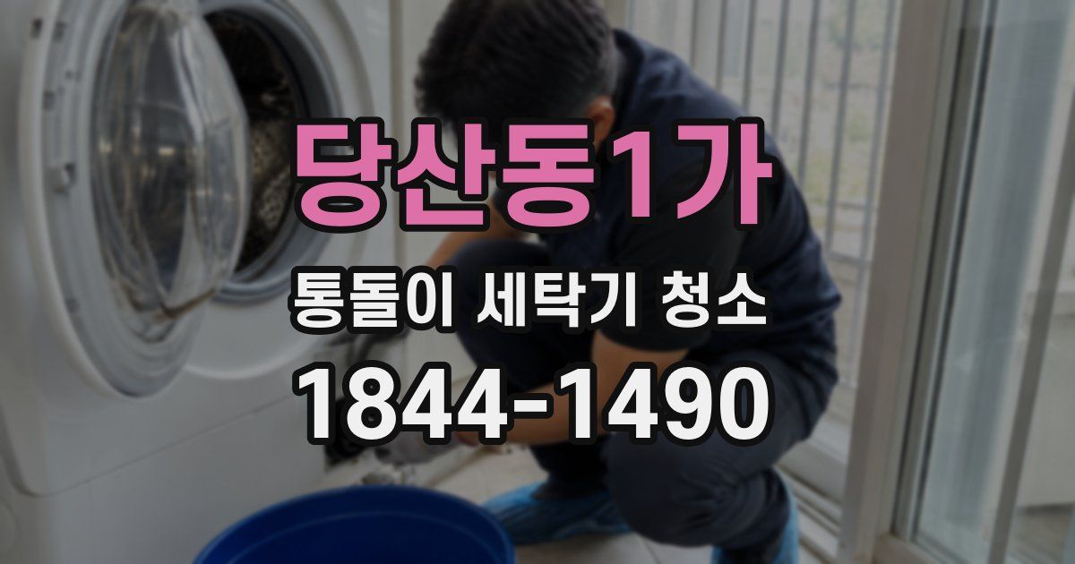 당산동1가 통돌이 세탁기 청소