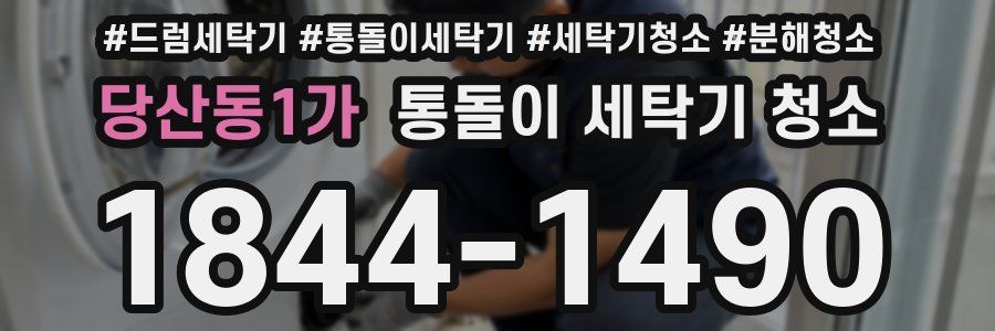 당산동1가 통돌이 세탁기 청소