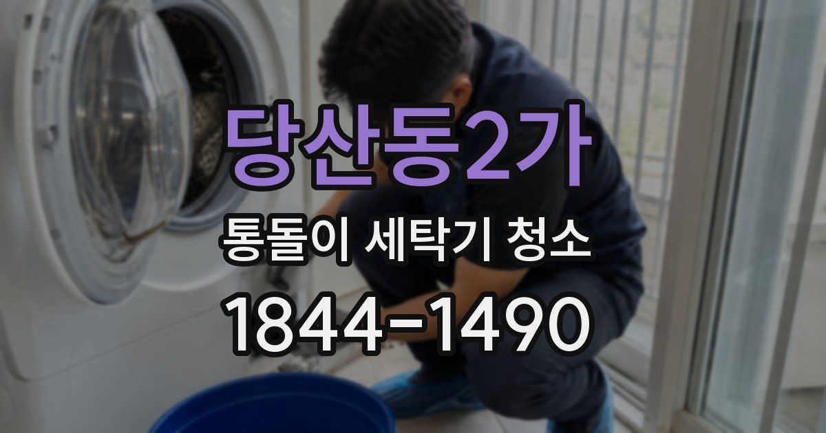 당산동2가 통돌이 세탁기 청소