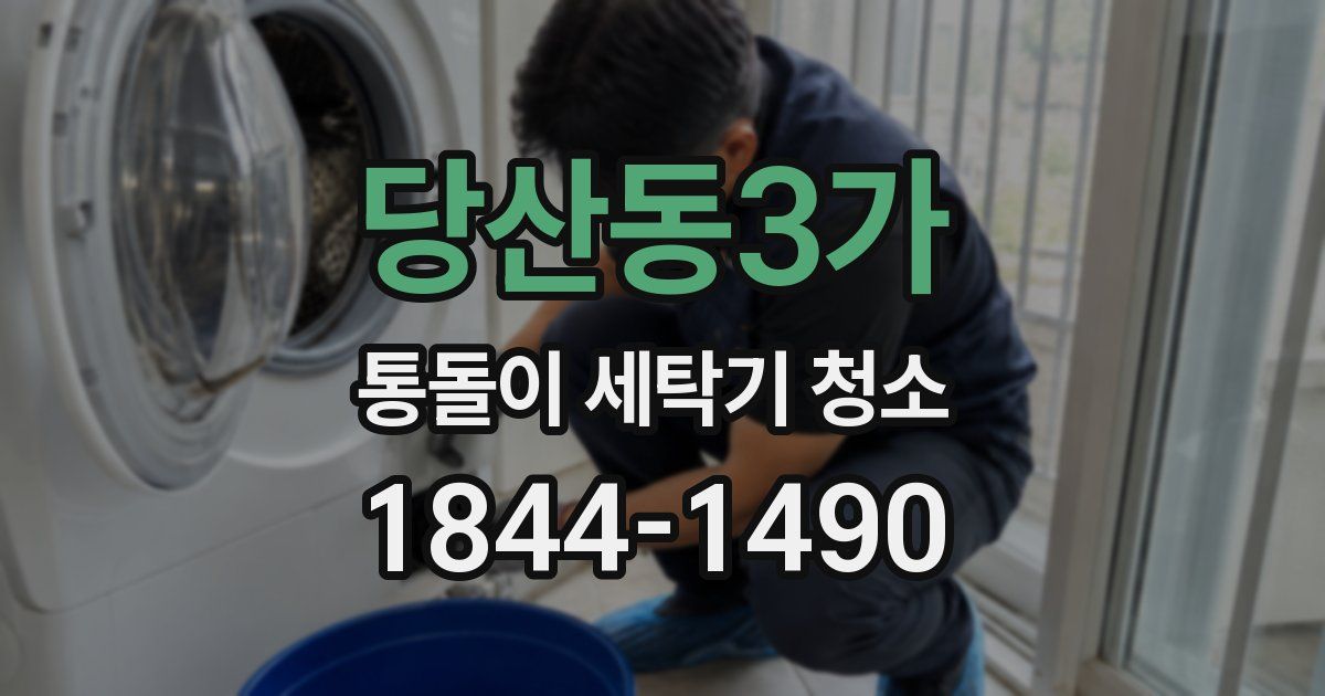 당산동3가 통돌이 세탁기 청소