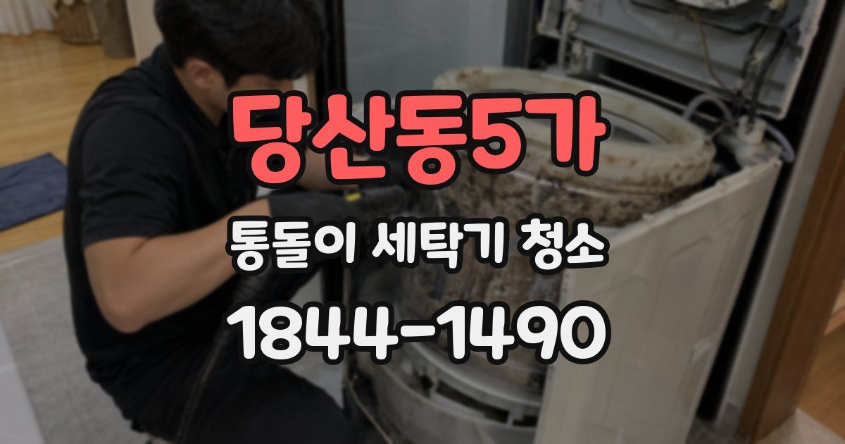 당산동5가 통돌이 세탁기 청소
