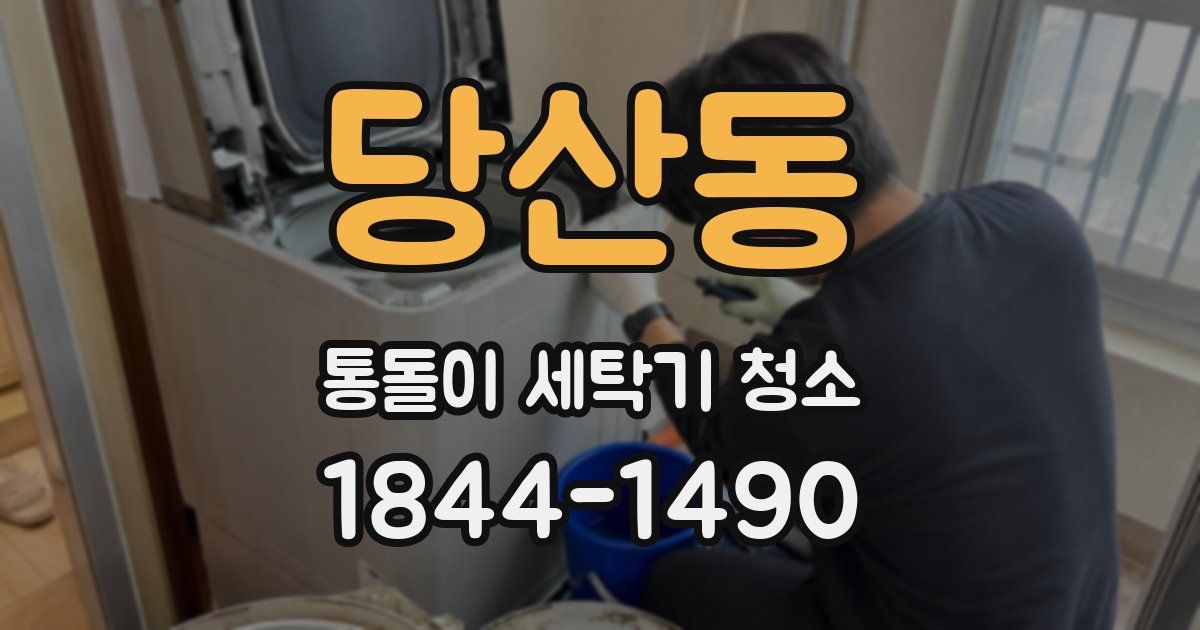 당산동 통돌이 세탁기 청소