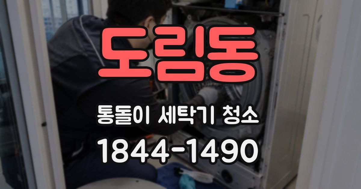 도림동 통돌이 세탁기 청소