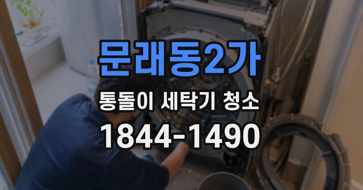 문래동2가 통돌이 세탁기 청소